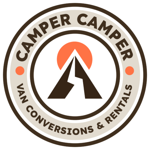 Camper Camper Badge Logo